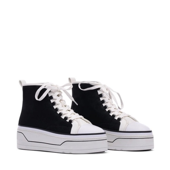 EYEKONN PLATFORN SNEAKERS BLACK - Picture 1 of 11